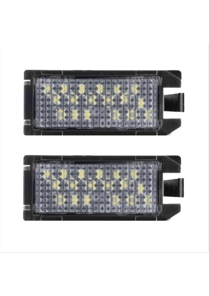 Araba LED Numaralı Plaka Işık Lambası Beyaz 68228931AA 68228930AA Fiat Için 500 Maserati Levante Jeep Dodge Kuyruk Lambaları (Yurt Dışından)