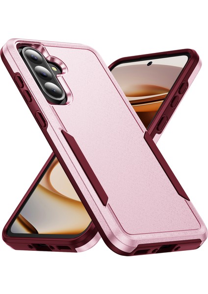 Samsung Galaxy A56 5g Pc + Tpu Askeri Sınıf Düşme Koruyucu Telefon Kılıfı (Yurt Dışından)