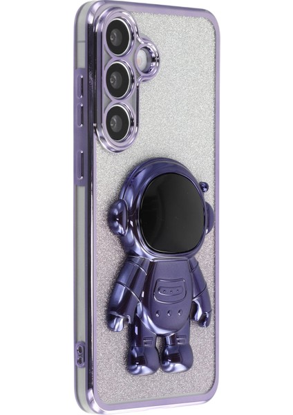 Samsung Galaxy A56 5G PC + Astronot Ayaklı TPU Telefon Kılıfı (Yurt Dışından)