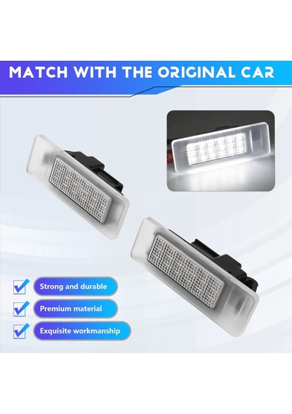 Araba LED Numarası Plaka Işık Beyaz Lamba Arka Plaka Işığı Renault Megane Iv Scenic Master Kangoo Clio (Yurt Dışından) indirimleri