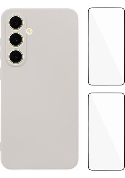 Samsung Galaxy A56 5g Hassas Lens Deliği Yumuşak Tpu Telefon Arka Kapağı 2 Adet Ekran Filmi ile (Yurt Dışından)