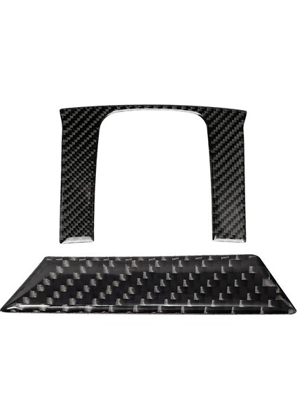 Honda Civic 10TH 2016-2019 Için Konsol Dişli Kutusu Paneli Kapağı ve 10 Gen Civic Real Yolcu Hava Yastığı Işık Trims (Yurt Dışından)