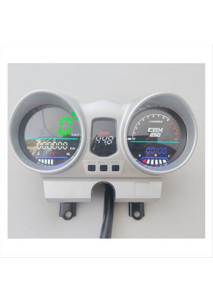 12V Motosiklet Hız Türometresi Evrensel LCD Gösterge Tablosu Takometre Tacho Honda CBX250 CBF250 Twister 2001-2008 (Yurt Dışından) modelleri