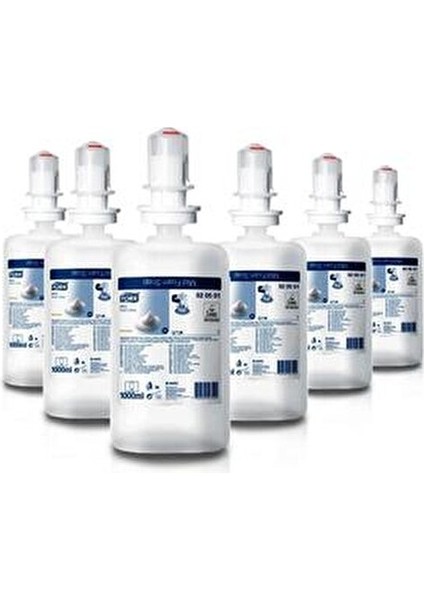 Mild Köpük Sabun 1L 6 Adet Beyaz Dermatolog Onaylı Tüm Cilt Tiplerine Uygun modelleri