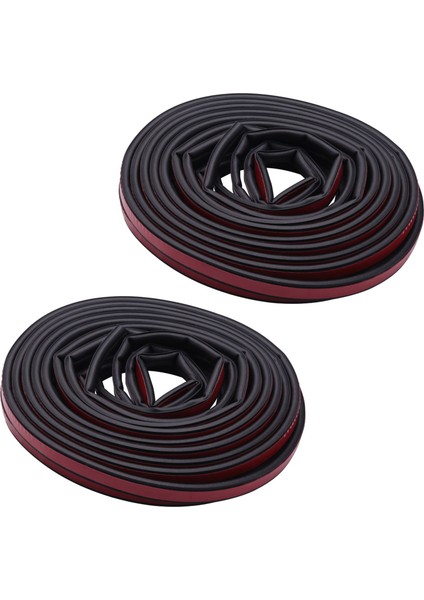 2x 8m Araba Kapı Contası Şeridi Genel Araba Kauçuk Şeridi Yalıtım Su Geçirmez Enerji Tasarrufu Gürültü Iptali Süslemesi (Yurt Dışından)