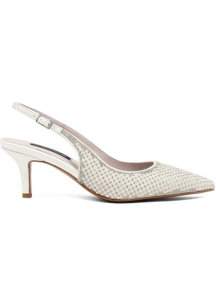 Kadın Sedef Taşlı Ince Topuklu Abiye Ayakkabı