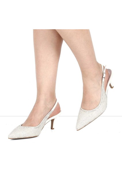 Kadın Sedef Taşlı Ince Topuklu Abiye Ayakkabı fiyatları