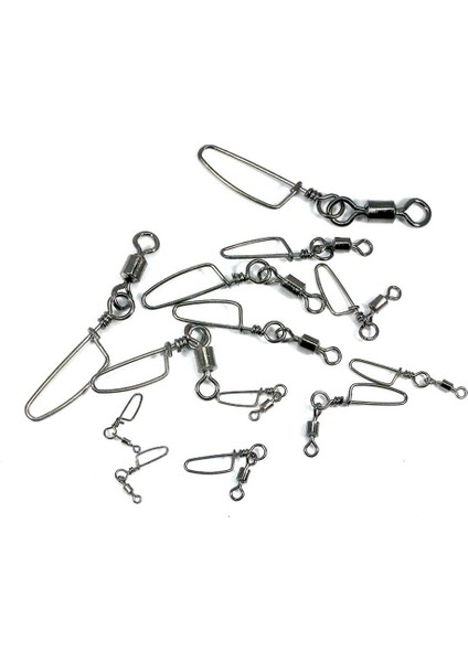 J Rolling Snap Bilyalı Kilitli Klips Black Nickel