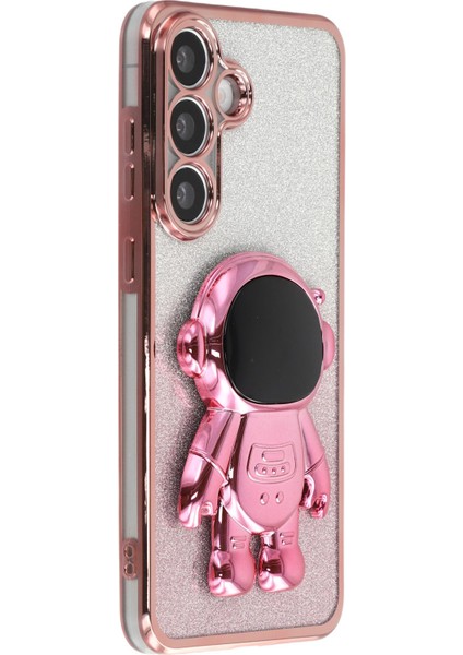 Samsung Galaxy A56 5G PC + Astronot Ayaklı TPU Telefon Kılıfı (Yurt Dışından)