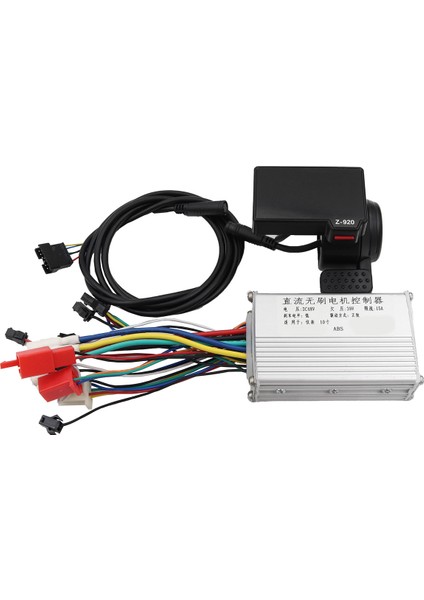 Z-920 LCD Ekranlı Gösterge Paneli 6 Pin + 48V Fırçasız Kontrol Cihazı (Yurt Dışından)