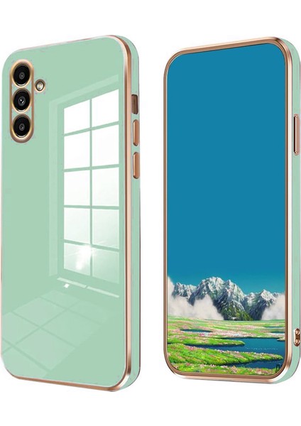 Samsung Galaxy A17 Uyumlu Kamera Korumalı Parlak Kaplamalı Şık Silikon Kapak