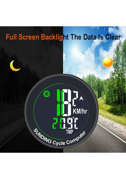 Sunding Kablosuz Bisiklet Bilgisayarı Su Geçirmez Bisiklet Kilometre Sayacı (Yurt Dışından) modelleri