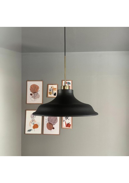 Bergo Siyah Ince Eskitme Başlık Avize Salon Oturma Odası Yatak Odası Sarkıt Modeli indirimleri