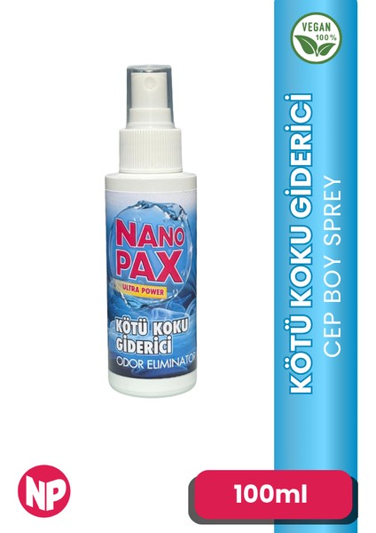 Kötü Koku Giderici Sıvı Sprey 100 ml