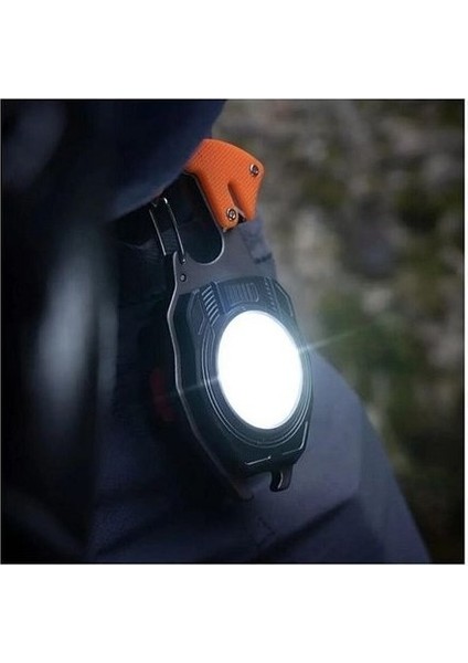 Yeni Nesil Kamp Feneri Çok Fonksiyonlu Fener Anahtarlık USB Çakmaklı Cam Kırıcı Kemer Kesici Açacak fiyatları