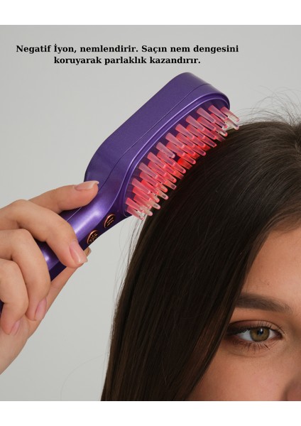Buharlı, Işık Terapili, Titreşim Masajlı Saç Bakım Cihazı – Evde Profesyonel Bakım