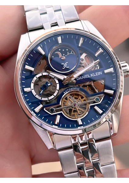 Otomatik Mekanizma Mehtap ve Güneş Kadranlı 2 Yıl Garantili Erkek Kol Saati OTM.14266.4 indirimleri