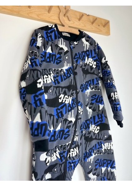 Gri Siyah Nyc Pamuklu Bacaklı 8/10/12 Yaş Büyük Beden 2.5 Tog Kışlık Kalın Erkek Çocuk Uyku Tulumu modelleri