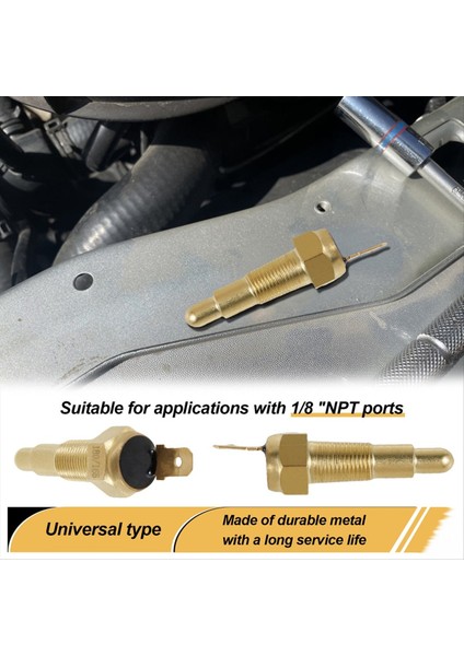 Motor Soğutma Fanı Termostat Sensör Anahtarı 1/8 Inç Npt 180 Fahrenheit 165 Fahrenheit Kapalı Su Yağı Soğutucu (Yurt Dışından) fiyatları