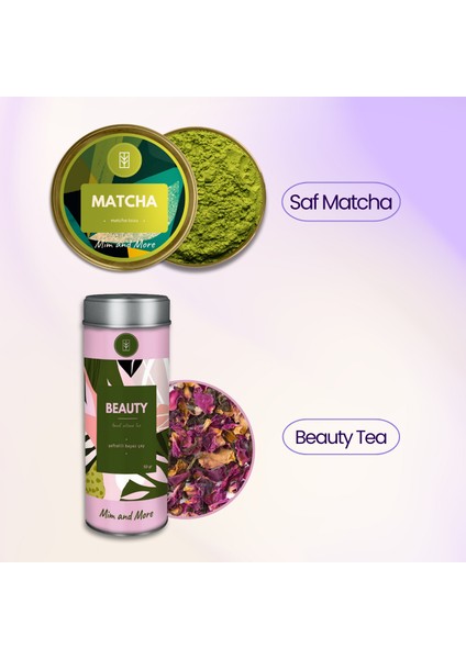 Glow Hediye Kutusu | Saf Matcha, Beauty Tea, Spirulina, Kahve & Sirke – Doğal Işıltı Seti fırsatları