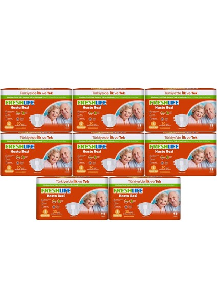 Yetişkin Hasta Bezi Bel Bantlı S - Küçük - Small 240 Adet (8pk*30)