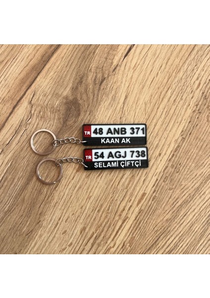 Kişiye Özel Plaka Anahtarlık Çiftli Set (2 Adet) - Isimli ve Plakalı Araç Anahtarlığı fiyatları
