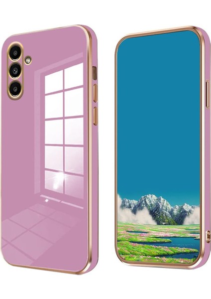 Samsung Galaxy A17 Uyumlu Kamera Korumalı Parlak Kaplamalı Şık Silikon Kapak