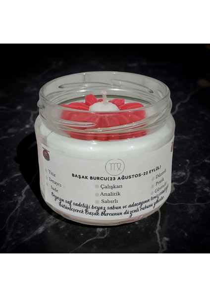 Başak Burcu Kokulu Mum – Beyaz Soya Wax El Yapımı Beyaz Sabun & Adaçayı Cam Mum fiyatları