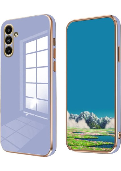 Samsung Galaxy A36 Uyumlu Kamera Korumalı Parlak Kaplamalı Şık Silikon Kapak