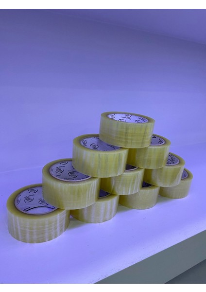 Şeffaf Koli Bandı , Yapışkanlı 10'lu Koli Bandı