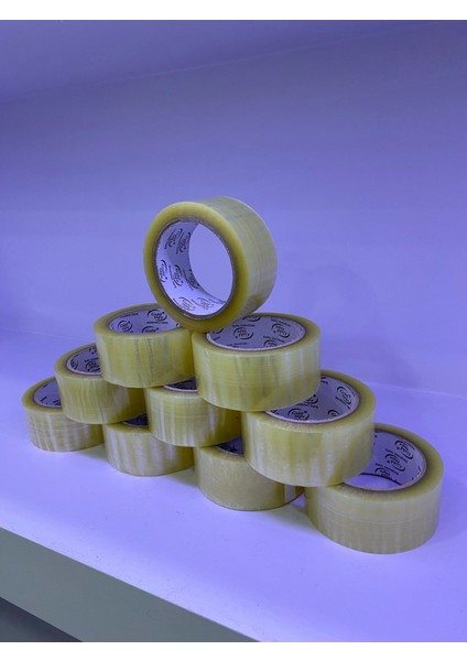 Şeffaf Koli Bandı , Yapışkanlı 10'lu Koli Bandı