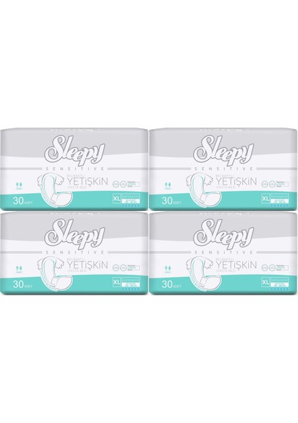 Yetişkin Hasta Bezi Bel Bantlı Xl - Extra Large - Ekstra Large 120 Adet (4pk*30)