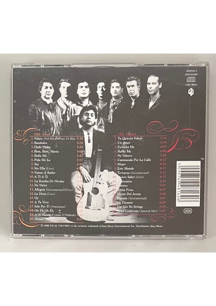 Gipsy Kings Volare The Very Best Of The Gipsy Kings Çift CD (Orijnal Dönem Baskı Cd) fiyatları