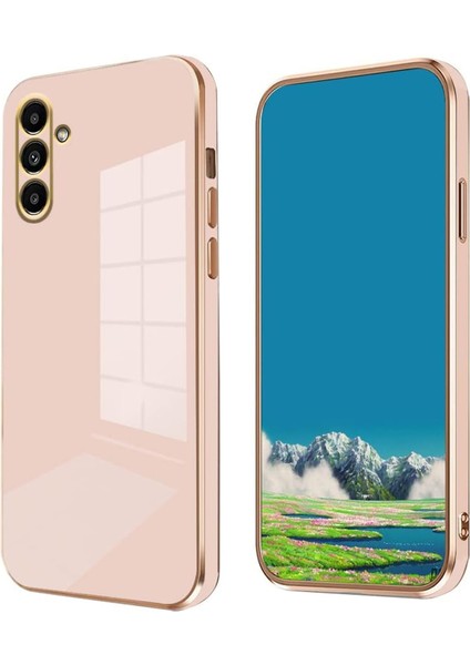 Samsung Galaxy A17 Uyumlu Kamera Korumalı Parlak Kaplamalı Şık Silikon Kapak