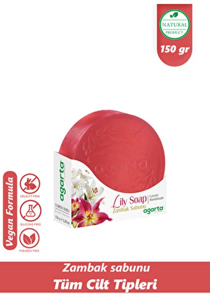 Doğal Zambak Sabunu Cilt Kırışıklıklarını Azaltan 150 G El Yapımı Sabun fiyatları