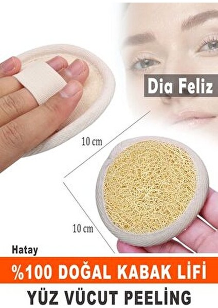 Kabak Lifi Yüz Vücut Kesesi Selülit Görünümünü Azaltan 1 Adet