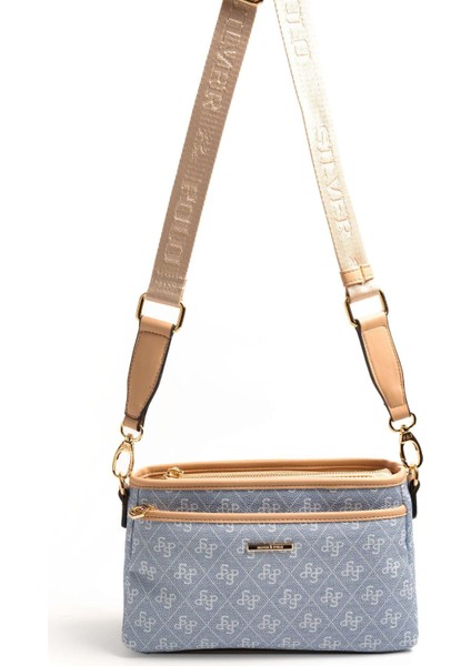 Silver & Polo Mavi - Ten SP1184 Kadın Çapraz Çanta
