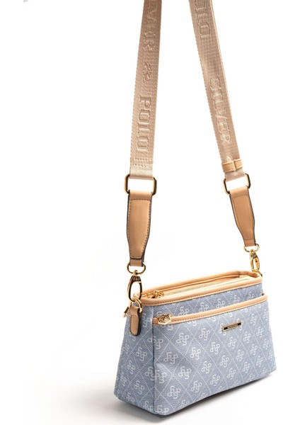 Silver & Polo Mavi - Ten SP1184 Kadın Çapraz Çanta