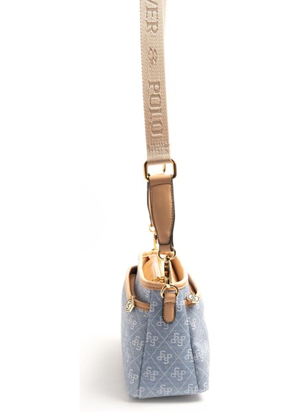 Silver & Polo Mavi - Ten SP1184 Kadın Çapraz Çanta
