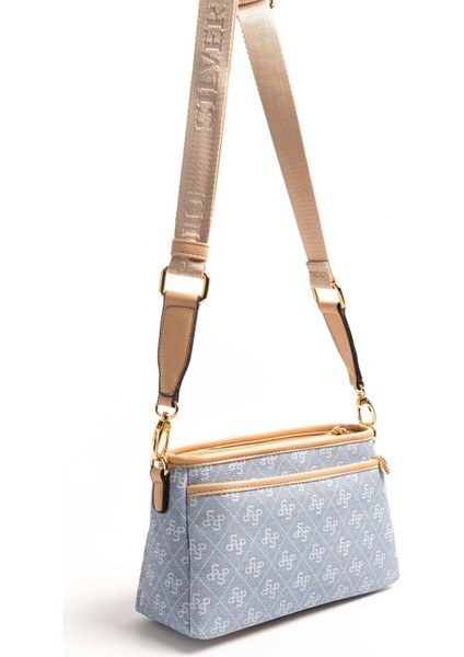 Silver & Polo Mavi - Ten SP1184 Kadın Çapraz Çanta