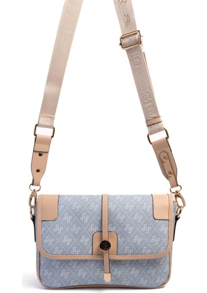 Silver & Polo Mavi - Ten SP1182 Kadın Çapraz Çanta