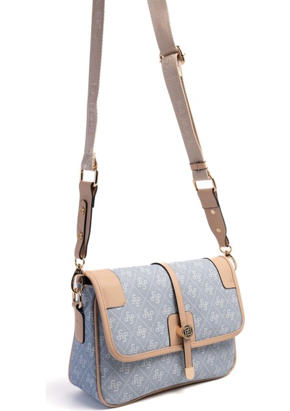 Silver & Polo Mavi - Ten SP1182 Kadın Çapraz Çanta