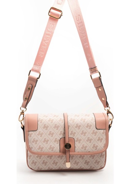 Silver & Polo Pembe - Somon SP1182 Kadın Çapraz Çanta fırsatları