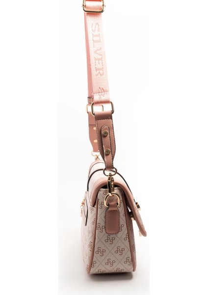 Silver & Polo Pembe - Somon SP1182 Kadın Çapraz Çanta