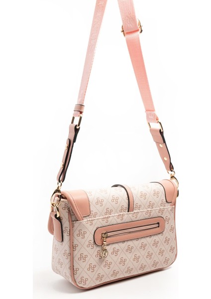 Silver & Polo Pembe - Somon SP1182 Kadın Çapraz Çanta