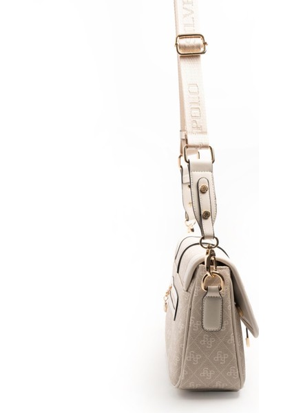Silver & Polo Taş - Kemik SP1182 Kadın Çapraz Çanta