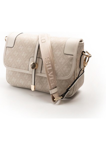 Silver & Polo Taş - Kemik SP1182 Kadın Çapraz Çanta