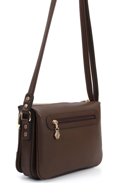 Silver & Polo Kahve SP784 Kadın Çapraz Çanta modelleri