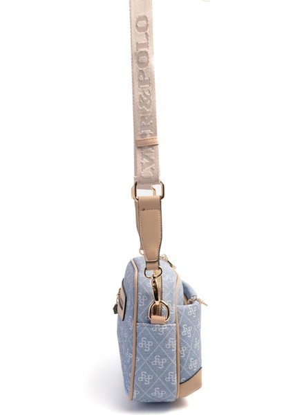 Silver & Polo Mavi - Ten SP1094 Kadın Çapraz Çanta