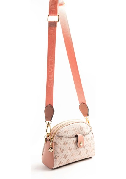 Silver & Polo Pembe - Somon SP1144 Kadın Çapraz Çanta
